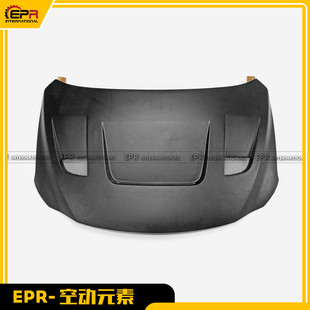 适用于斯巴鲁 WRX VBH 22＋碳纤维R款前机盖引擎盖车头盖改装前脸