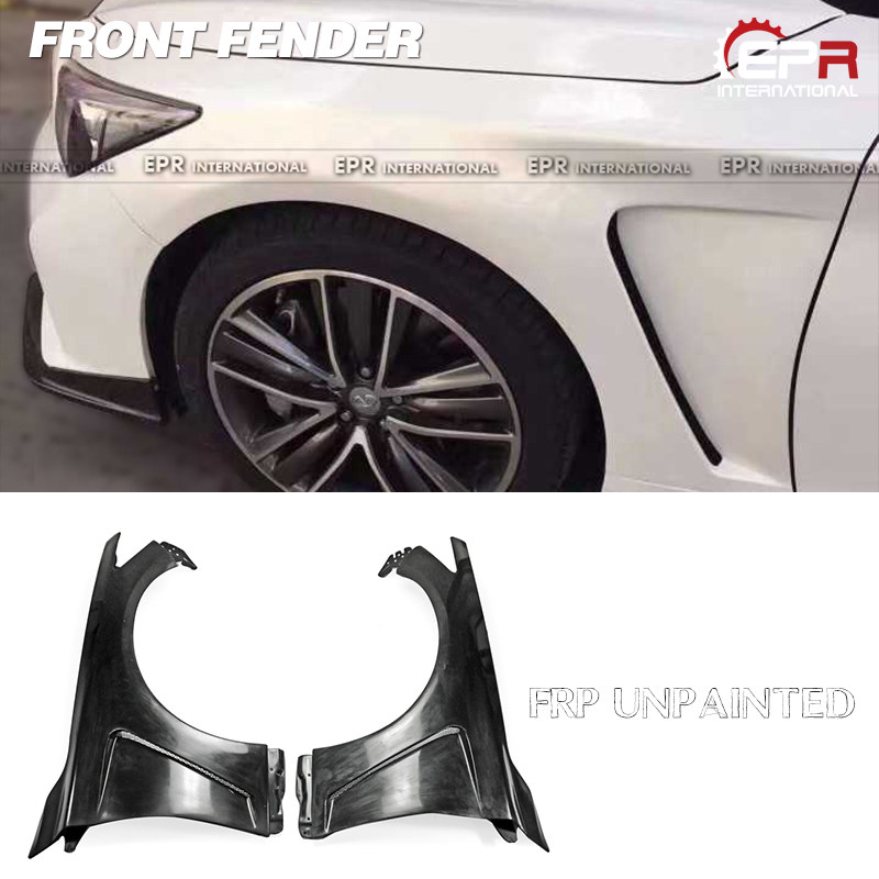 适用于英菲尼迪 Infiniti Q50 V37 EAU款前叶子板改装 开孔翼子板