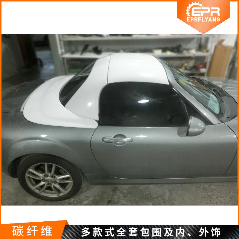 适用于MAZDA马自达MX5 NC碳纤维改装车顶 后窗总成树脂后窗替换件