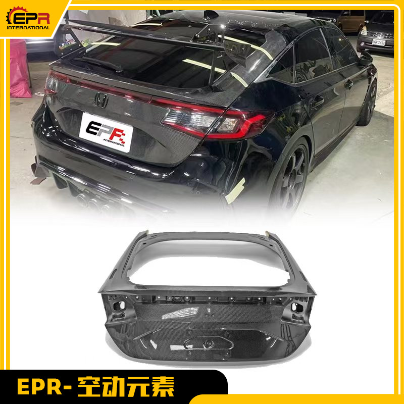 适用于本田思域FL5 Type R 碳纤维后备箱盖行李箱盖尾盖 改装替换