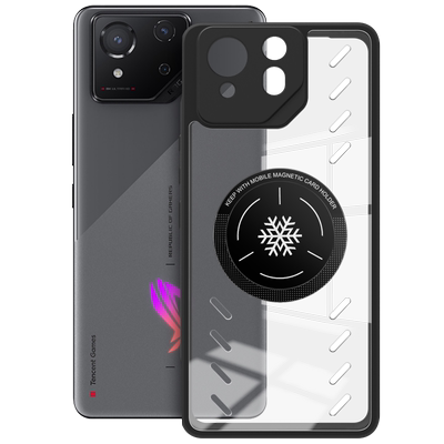 imak适用华硕ROG游戏手机8 Pro手机壳ROG 7 Ultimate透明磁吸款ROG 6D保护套硅胶