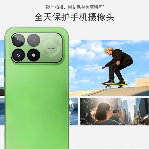 imak适用于红米RedmiK100Pro5G国内版POCOF9Pro5G海外版镜头膜纯玻璃自带定位版手机摄像头后摄像头全玻璃
