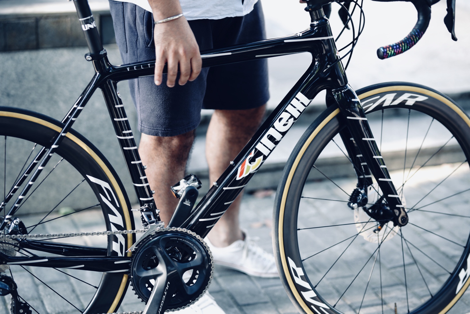 CINELLI Veltrix kDisc全碳纤维碟刹公路车架自行车意大利