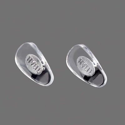 TITAN防滑硬质金属芯鼻托 PVC防滑增高鼻垫 眼镜配件维修 钛鼻托