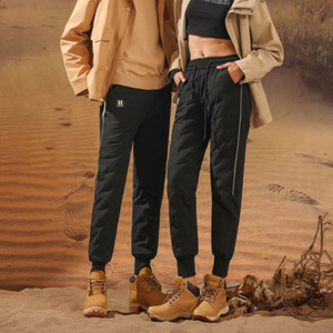 【羽绒卫裤】外穿冬新显瘦休闲哈伦裤加厚90白鸭绒保暖羽绒裤男女