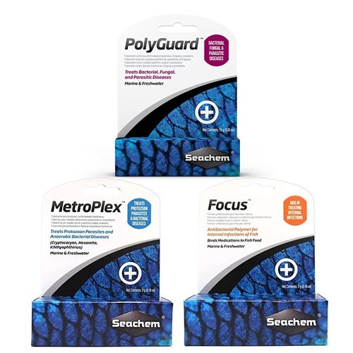 Seachem 美国海化 Focus KanaPlex Metroplex Neoplex SulfaPlex