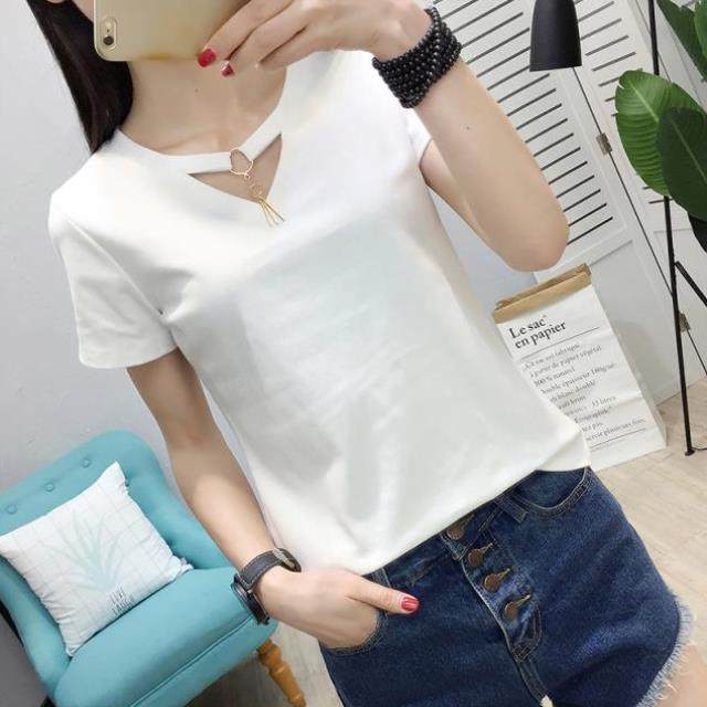 夏装t恤女短袖纯棉体恤半袖打底衫上衣清新印花裙新款韩版修身显|ruв категории Женская одежда, футболка - от Buy2taobao.com для оказания профессиональной услуги покупки агента Taobao