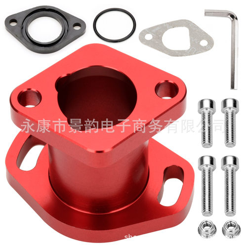 摩托车配件212cc CT200U mb200 cnc改装intake Pip进气管接头