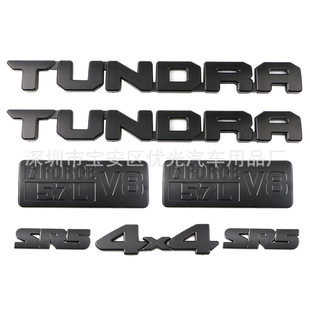 字标 LIMITED侧标改装 适用于丰田坦途车贴TUNDRA覆盖车标SR5