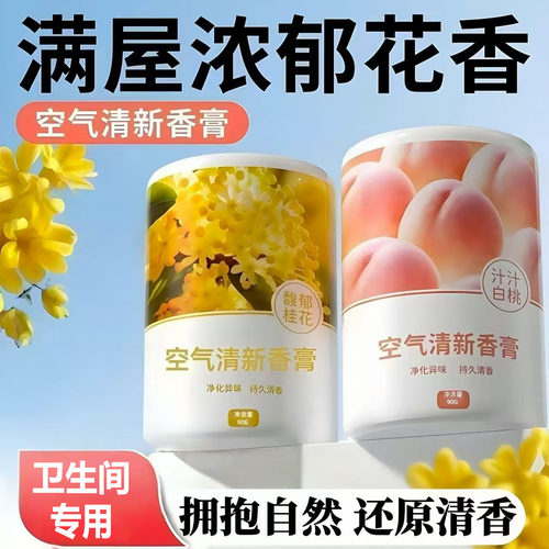 空气清新剂卫生间卧室除味持久留香除臭固体香薰去异味除异味