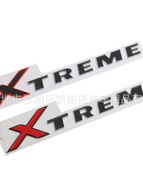 适用于兰德酷路泽叶子板侧标中东陆巡车身装饰贴 XTREME后窗侧标