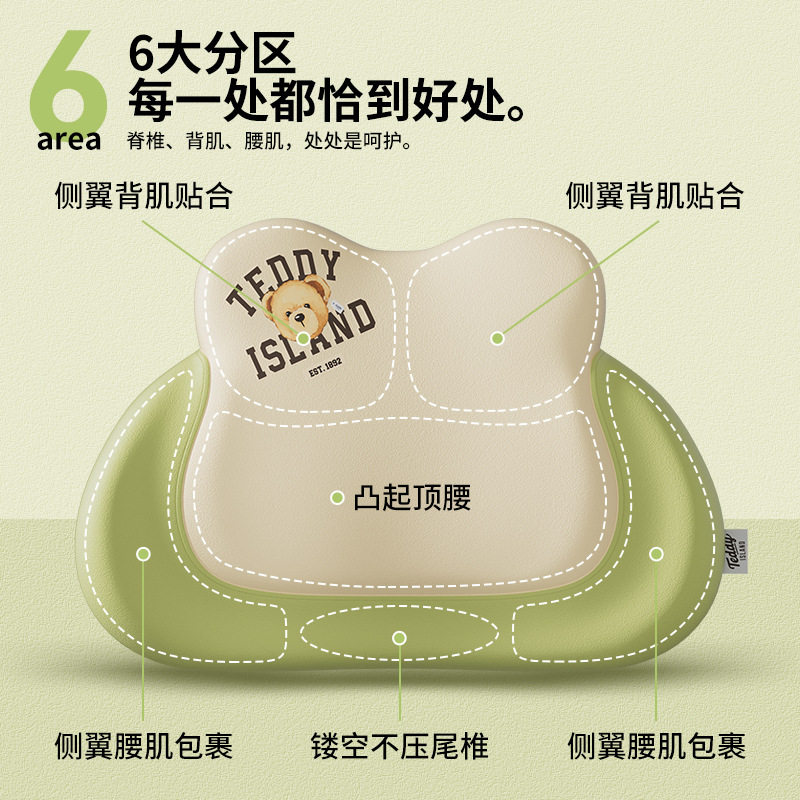 汽车腰靠头枕卡通可爱办公室腰靠靠垫护腰久坐座椅靠背腰托腰枕垫