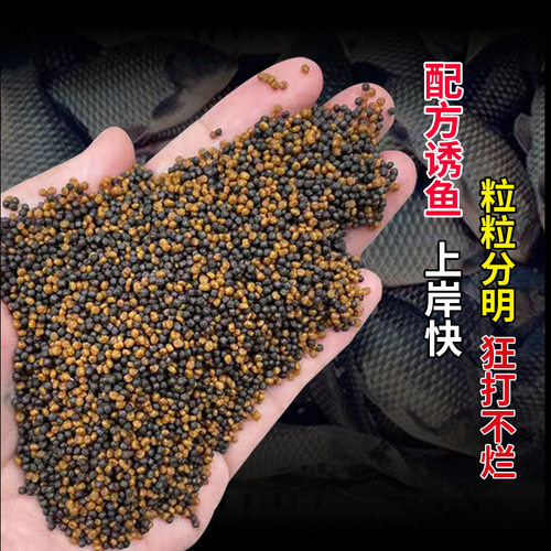 散装黑金泡泡球浮水颗粒留底豆鲤鱼滑口鱼老滑鱼