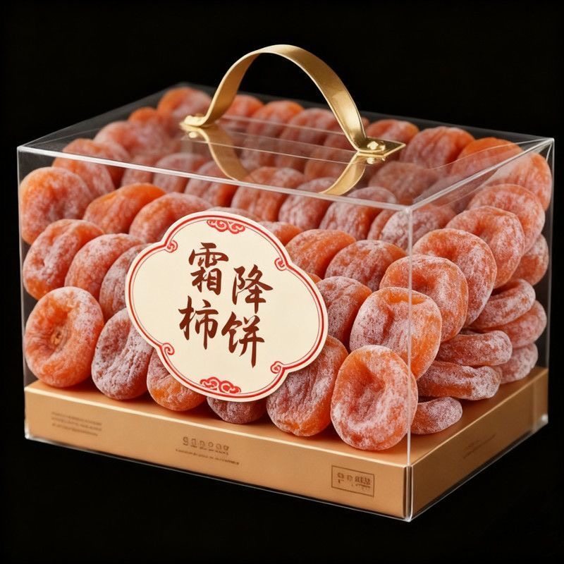 柿饼富平特级流心吊柿子饼子官方旗舰店正宗陕西老式干一级柿饼干