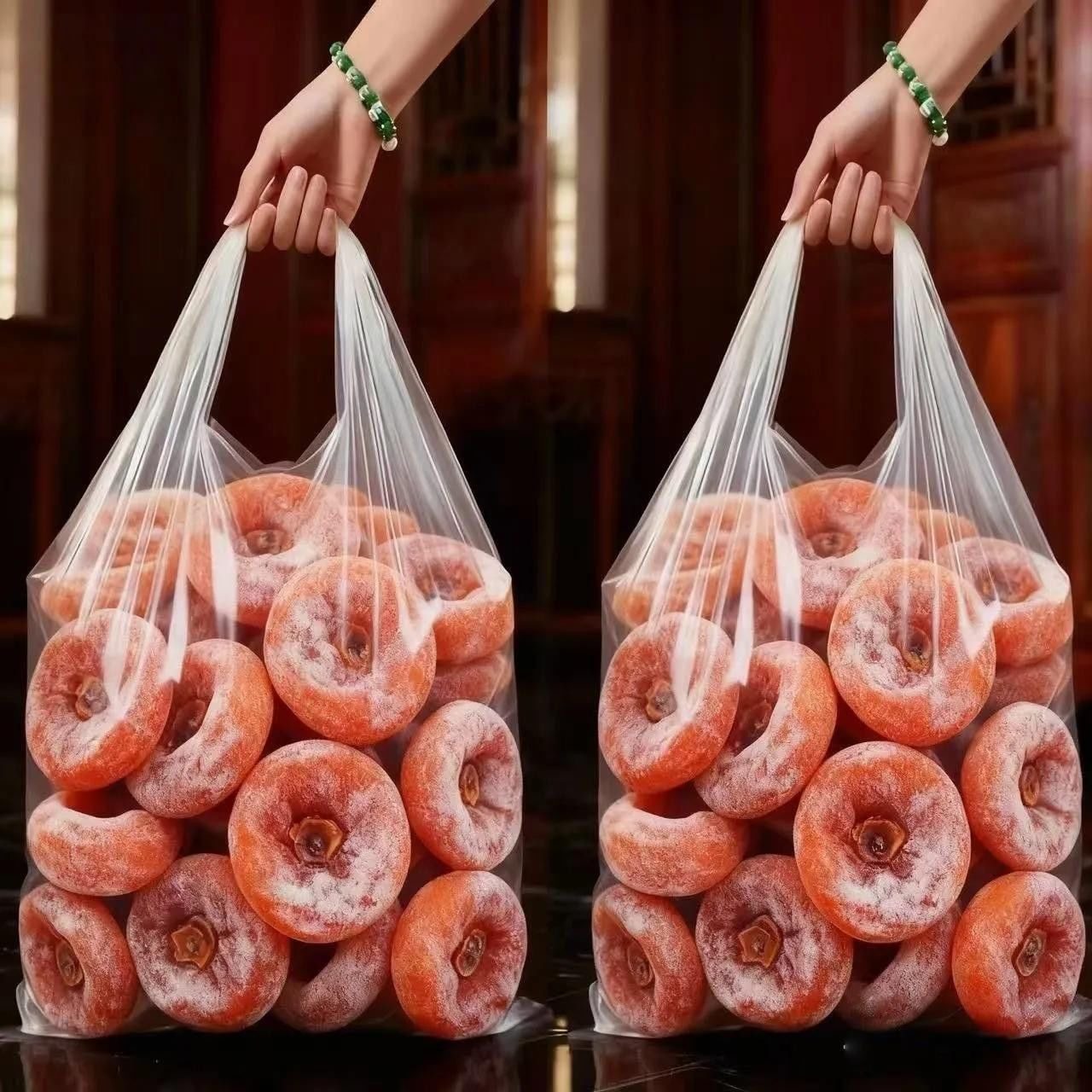 新货柿饼富平特级正宗陕西老式霜降流心吊柿饼官方旗舰店独立包装