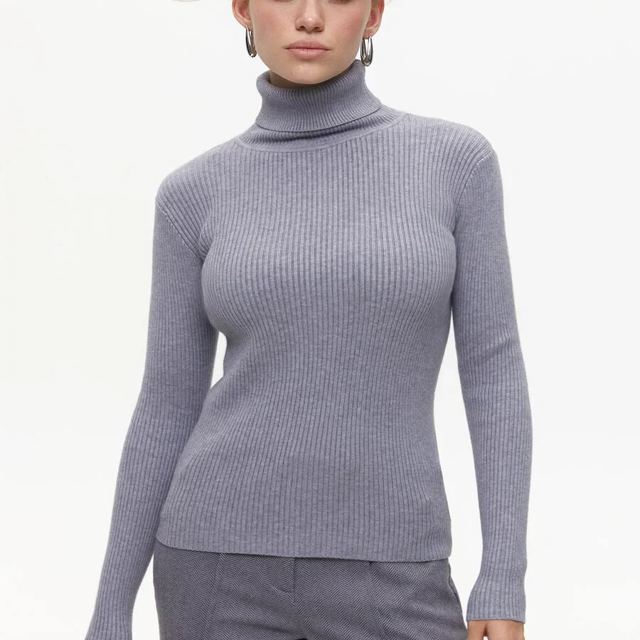 阳光家 秋冬季外贸欧美大码女装坑条高领弹力长袖打底毛衣针织衫,女装/女士精品,毛衣,淘宝优惠券,粉丝福利购,淘宝优惠卷