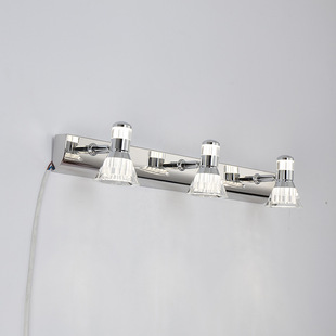 镜前灯卫生间浴室化妆洗脸盆台厕所镜子led免打孔防锈水潮镜柜灯