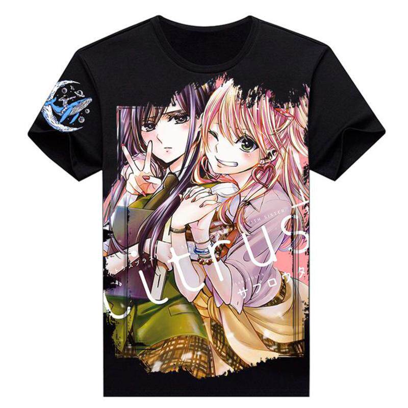 2024新品citrus 柑橘味香气 黑色T恤衣服周边夏季短袖学生服装