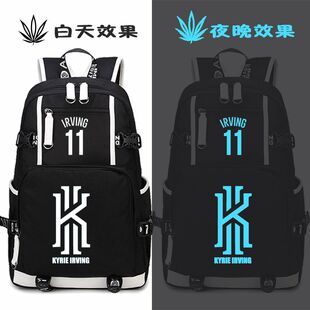 27新款篮网队凯里背包书包男运动欧文青年学生双肩包篮球训练高中