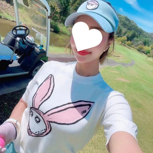 GOLF夏秋季高尔夫女款韩版运动针织上衣短袖T恤半袖外贸新品