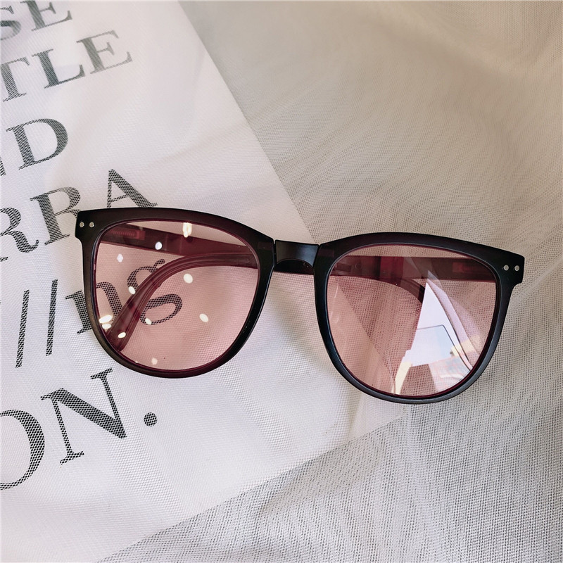 Foldable tea-colored sunglasses, the same style for women's focus, UV protection, Instagram popular polarized sunglasses, slimming glasses thumbnail 3