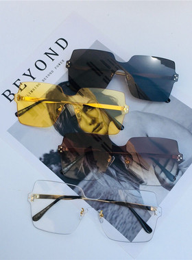 墨镜景甜复古风太阳镜网红同款