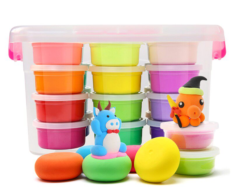 超轻粘土36色橡皮泥彩泥儿童手工雪花黏土套装 手工diy材料