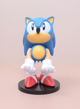 超音鼠索尼克手办ps4ps5手柄手机支架公仔模型动漫摆件盒装潮玩