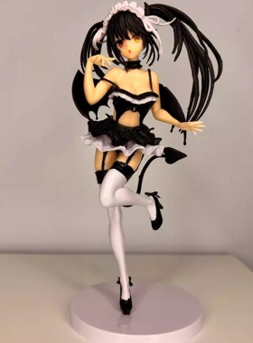 约会大作战白色狂三小恶魔手办美少女动漫二次元模型摆件周边机箱