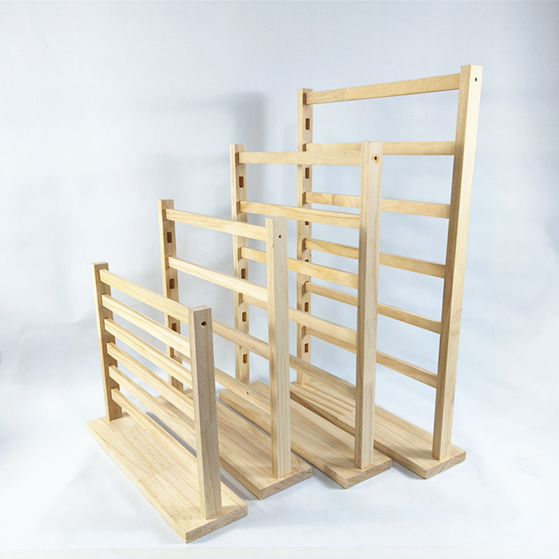 实木多层挂耳环耳钉小饰品手机链小挂件手链展示首饰品收纳架子