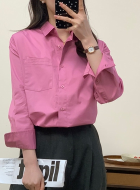 【西施姐姐推荐】春季新款全棉衬衫女3840