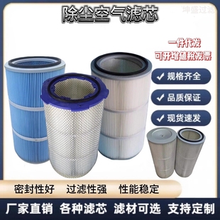 厂家六耳快拆快插式 滤芯过滤器工业除尘滤筒净化器鼓风机除尘滤芯
