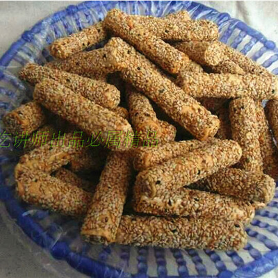 兰溪农家手工芝麻糖杆棍棒麦芽糖饴糖 葱棍糖土特产 散装250g包邮