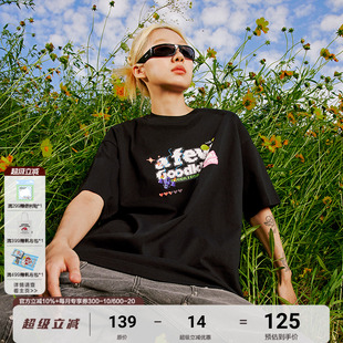 AFGK美式 t恤男女情侶體恤夏季 潮牌半袖 街頭復(fù)古像素游戲機(jī)短袖