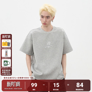 基础短袖 夏季 T恤男女休闲体恤 260G空气层亲肤肌理感 AFGK25SS