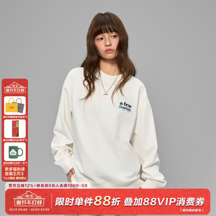 AFGK25FW美式基础圆领卫衣国潮春秋男女长袖休闲宽松套头百搭上衣