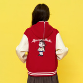 休闲秋季 AFGK 水手服连帽棒球服两穿美式 不二家联名 上衣女