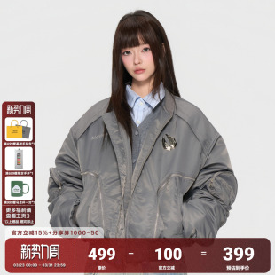 AFGK×乐透人生GT 解构ma1夹克秋冬金属logo棉服外套 即刻入戏