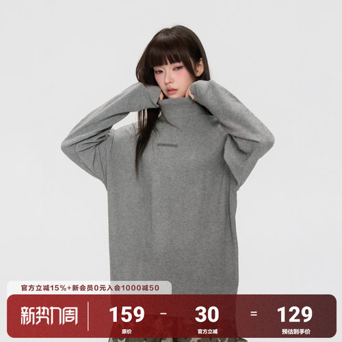 AFGK25FW德绒保暖半高领长袖