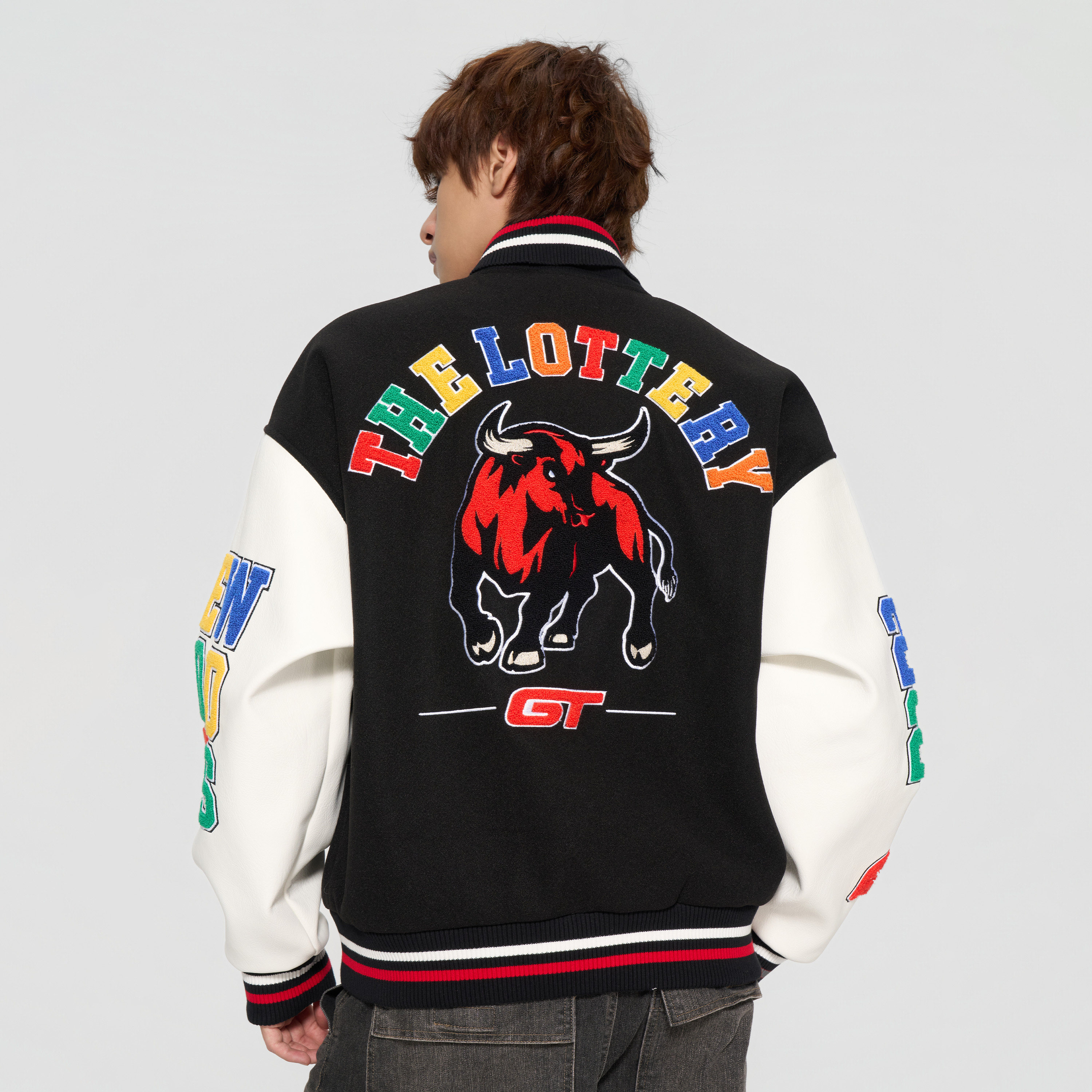 AFGK×乐透人生GT:即刻入戏 毛巾刺绣棒球服美式男女夹克外套,男装,夹克,淘宝优惠券,粉丝福利购,淘宝优惠卷