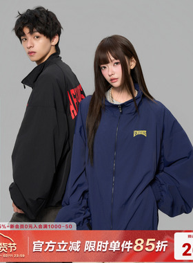 AFGK25FW尼龙立领宽松夹克外套春秋美式复古飞行员上衣男女冲锋衣