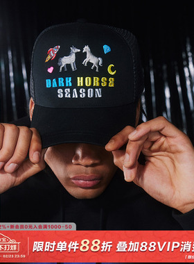 AFGK2023FW黑马季节刺绣卡车帽