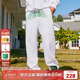 AFGK2023FW 潮流休闲宽松百搭基础长裤 OO联名卫裤 字母刺绣美式