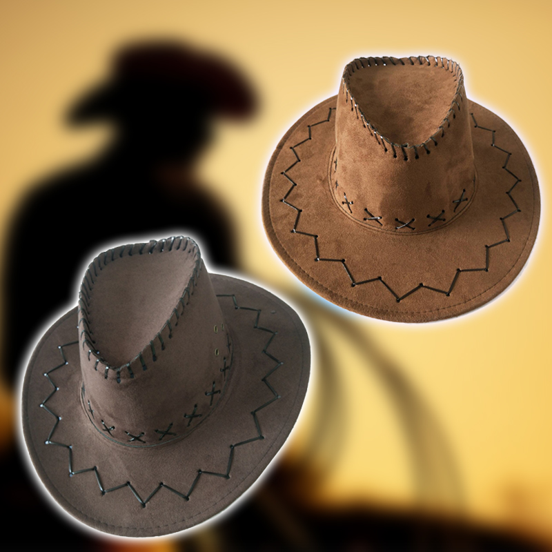 万圣节儿童节成人西部牛仔帽 牛仔服装亲子舞蹈帽男女潮遮阳帽