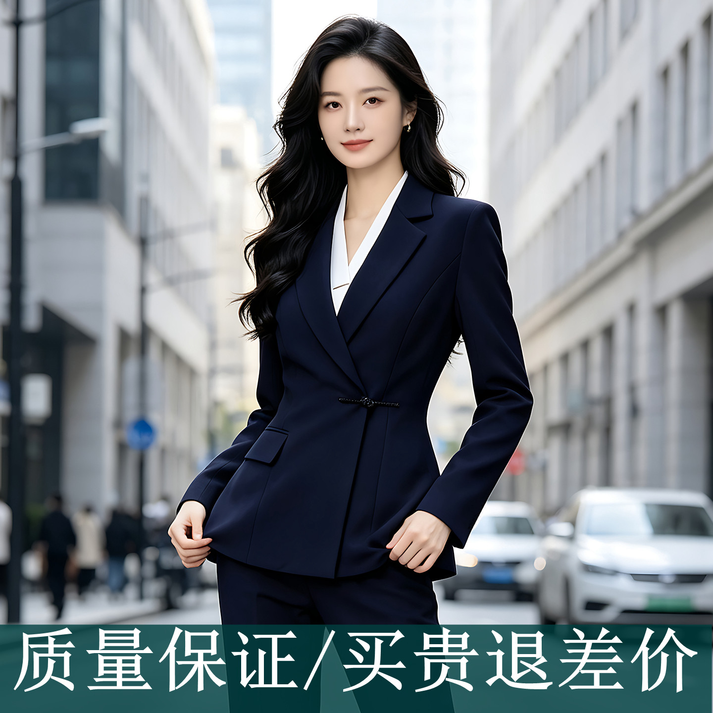 高端气质西装套装女长袖职业装商务白领公司上班族正装职场两件套