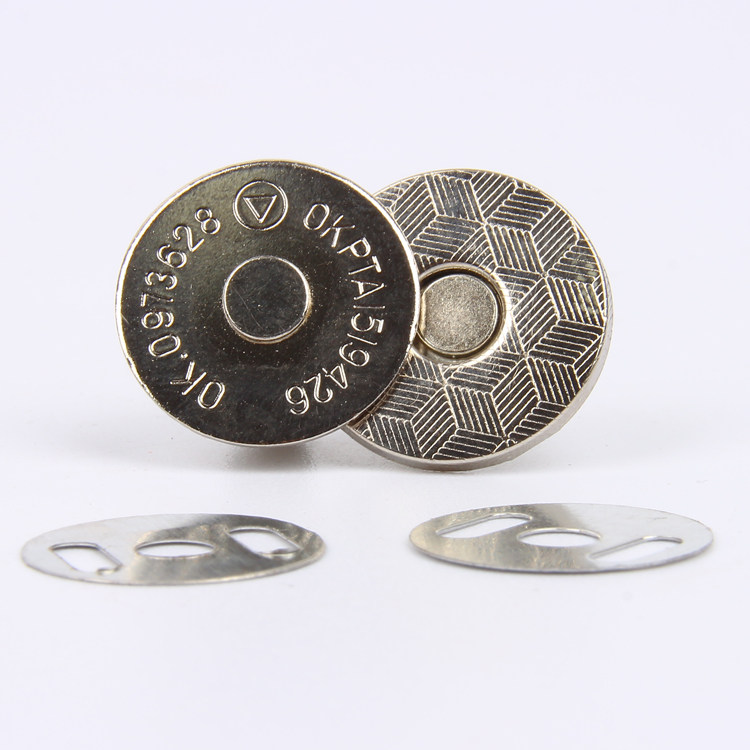 마그네틱 버클 수제 DIY 가죽 액세서리 가죽 수하물 지갑 지갑 버클 흡입 버클 자석 버클 강력한 자기 양면 숨겨진 버클