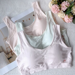 高中部三段女童文胸7A抗菌少女发育期内衣莫代尔无钢圈柔柔衣540