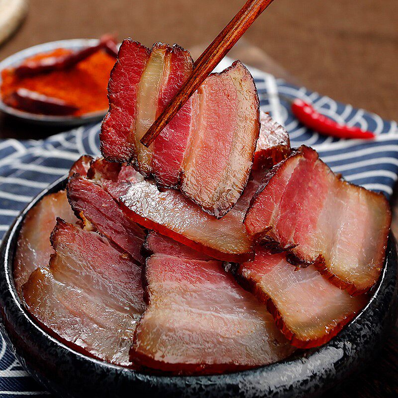 腊肉广西特产农家自制烟熏肉咸肉非湖南四川贵州腊肠正宗五花腊肉