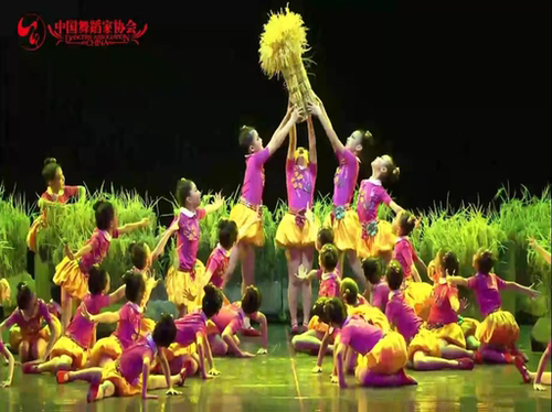 新款第十届小荷风采我们的田野儿童舞蹈表演服装舞台演出服装道具