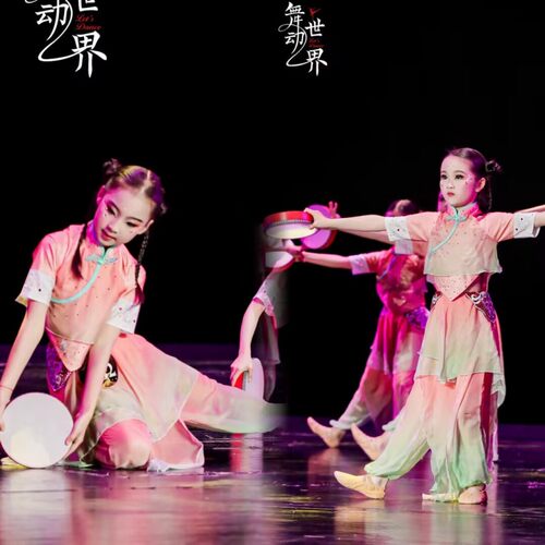 古典女款中国风采茶姑娘